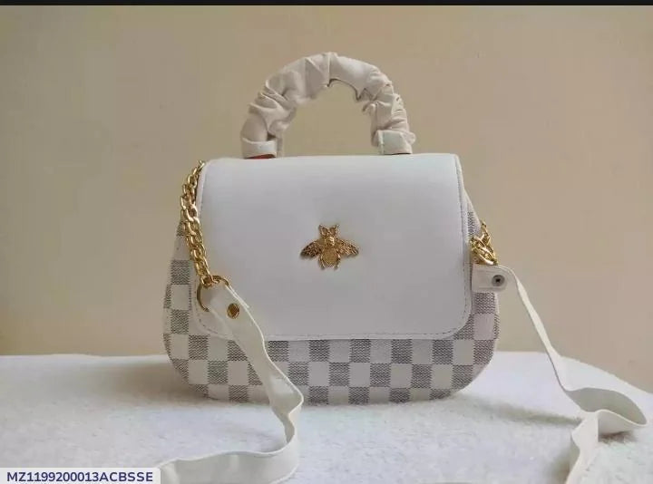Women's Leather Plain Shoulder Bag