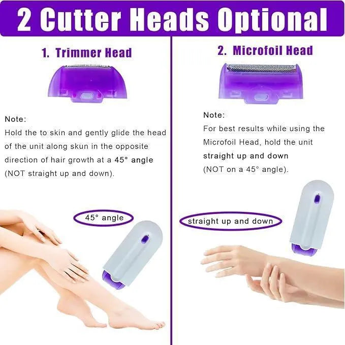 Rechargeable Hair Shaver for Men & Women | Electric Hair Trimmer | Easy Clean ABS Body